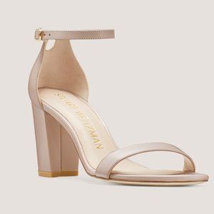 Stuart Weitzman Nearly Nude Strap Sandal in Dolce Size 5 (35.5)